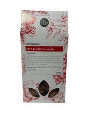 Wildsprout - Oat and Cranberry Cookies (200g)