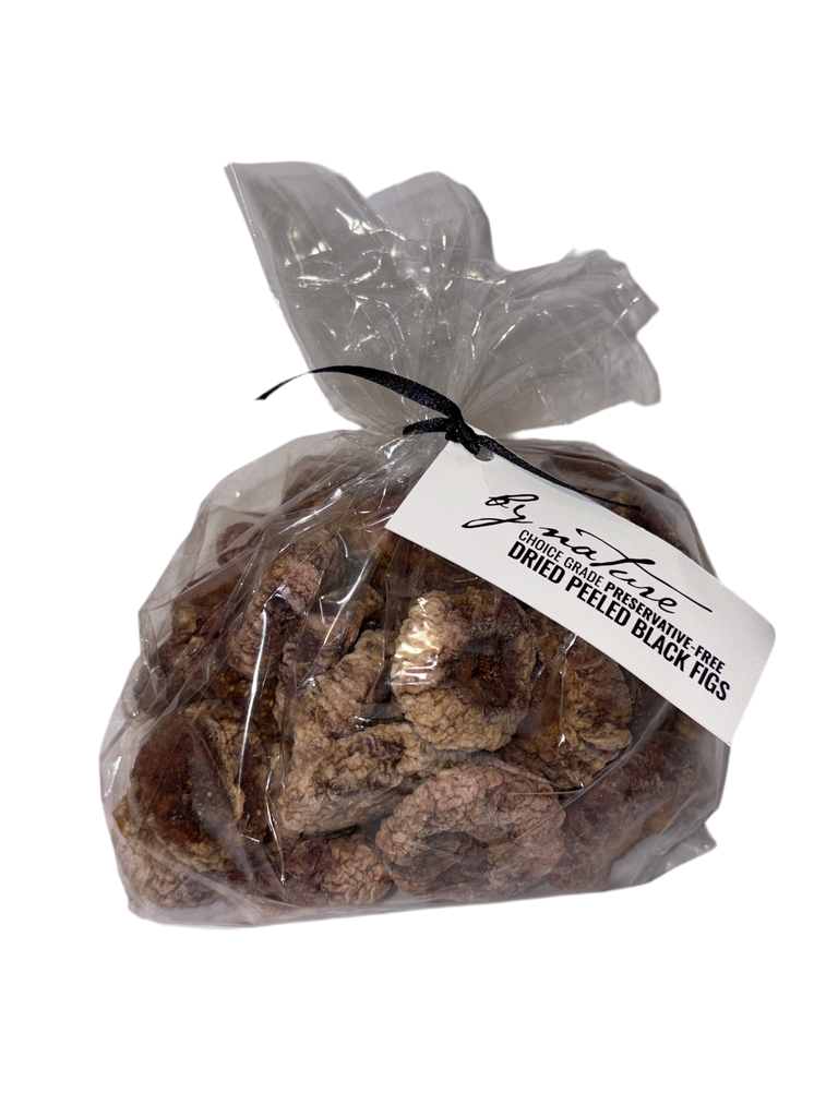 By Nature - Sulphur-Free Dried Black peeled Figs (500g)