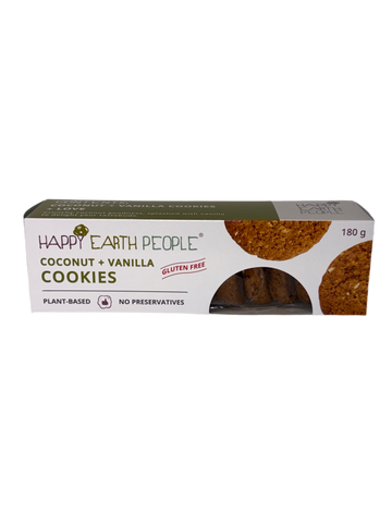 Happy Earth People - Coconut & Vanilla Cookies (180g)