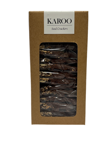 Karoo - Dark Chocolate Seed Crackers (10x20g)