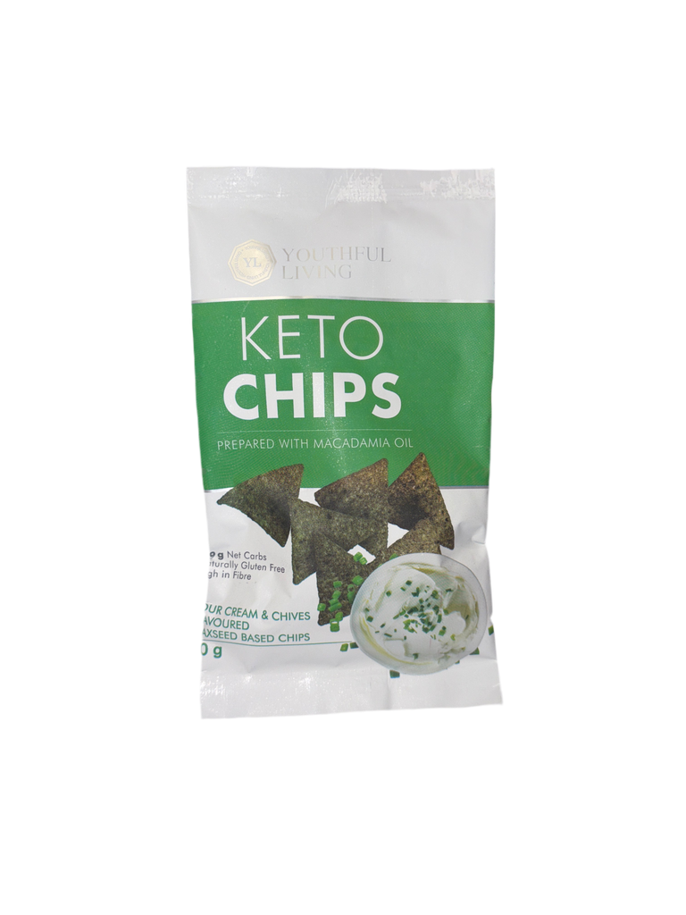Youthful Living - Keto Chips Sour Cream and Chives (40g)