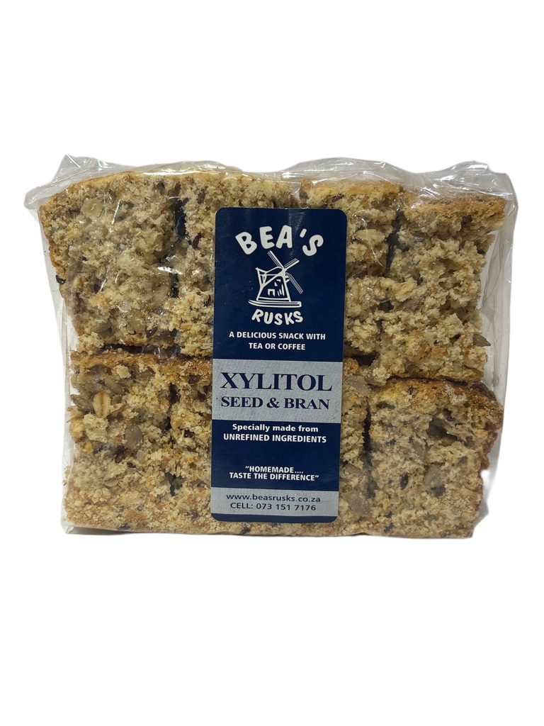 Bea's Rusks - Xylitol Seed & Bran Rusks 400g (Diabetic Rusk)