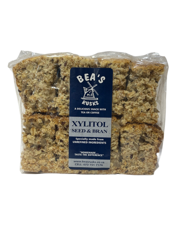 Bea's Rusks - Xylitol Seed & Bran Rusks 400g (Diabetic Rusk)