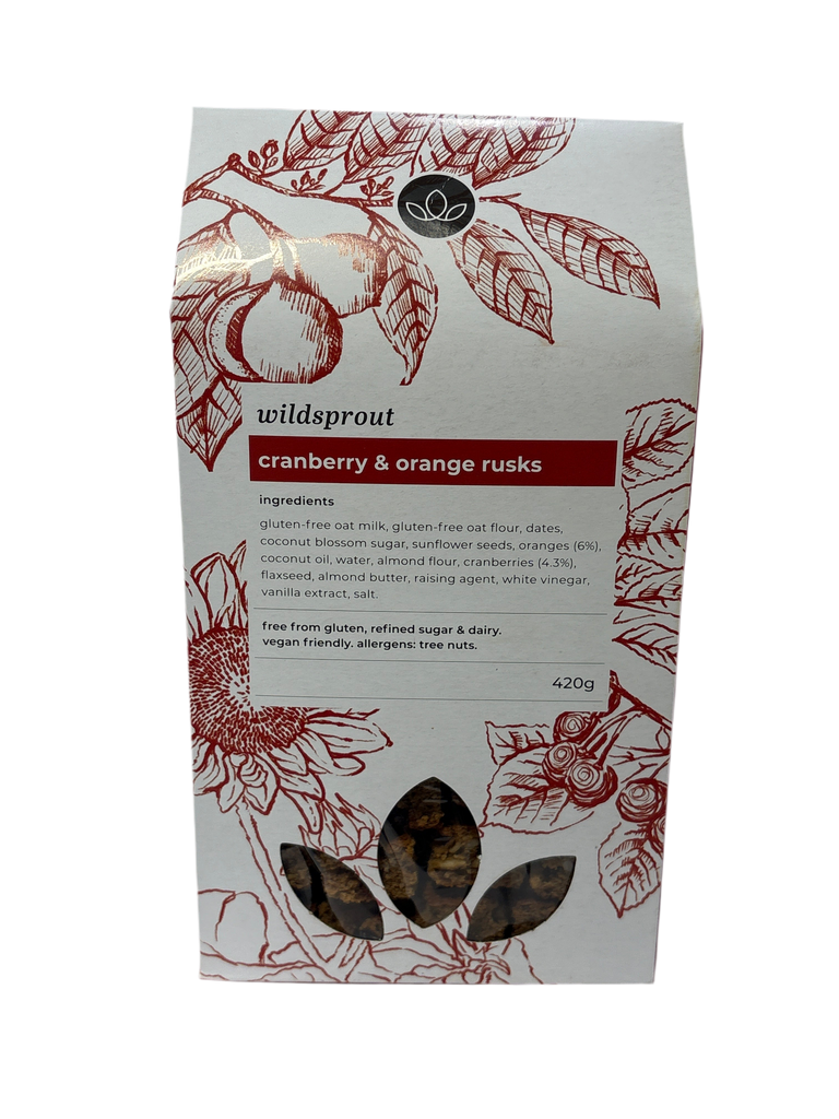 Wildsprout - Cranberry Orange Rusks (420g)