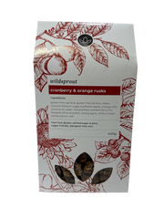 Wildsprout - Cranberry Orange Rusks (420g)