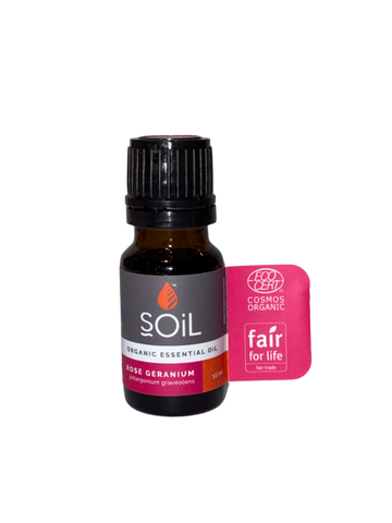 SOil - Organic Rose Geranium Essential Oil (10ml)