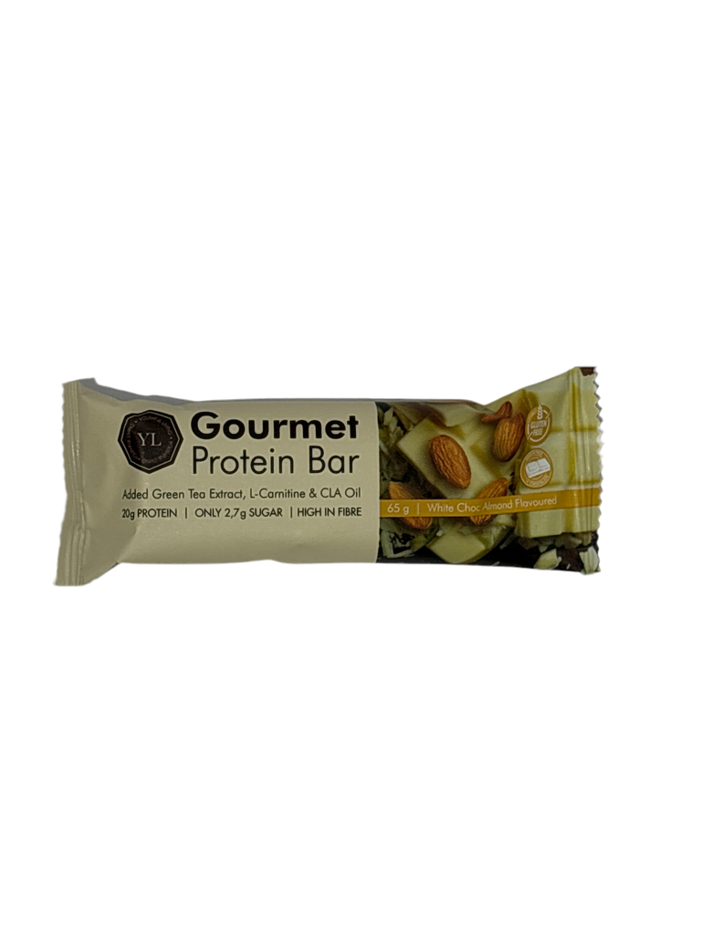 Youthful Living - Gourmet Protein Bar White Choc Almond (65g)