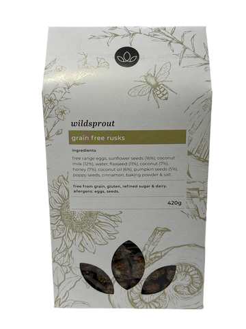Wildsprout - Grain-Free Rusks (420g)