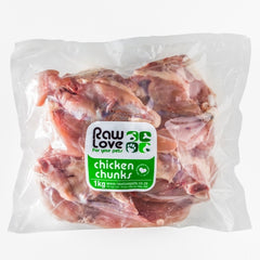 Raw Love Pets - Free Range Chicken Chunks (1kg)