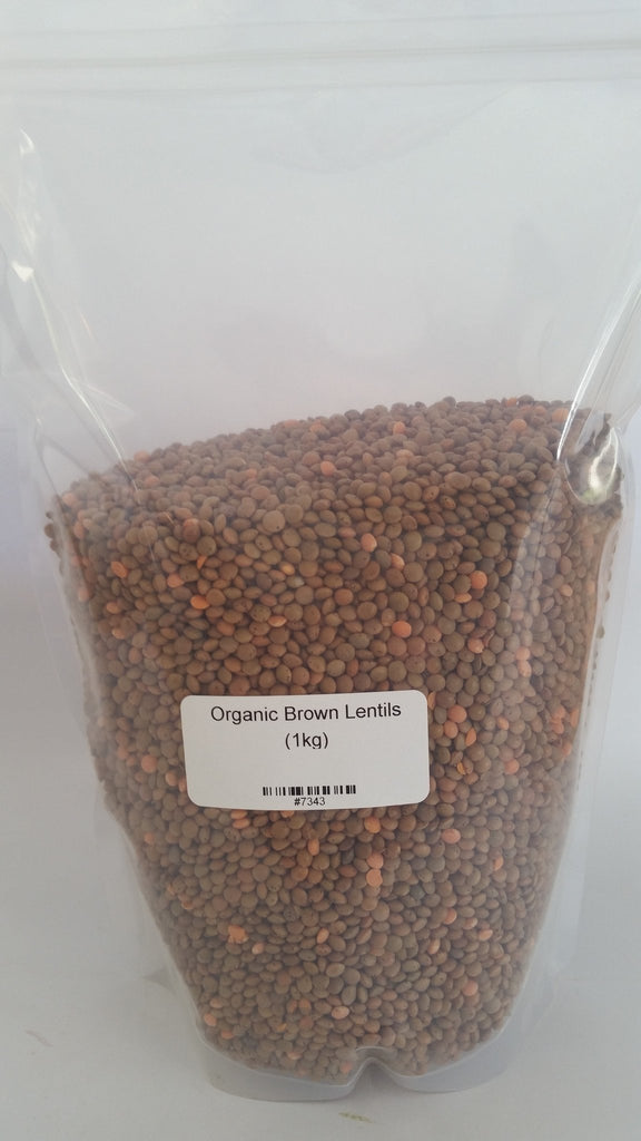 Real Food Co - Organic Brown Lentils (500g)