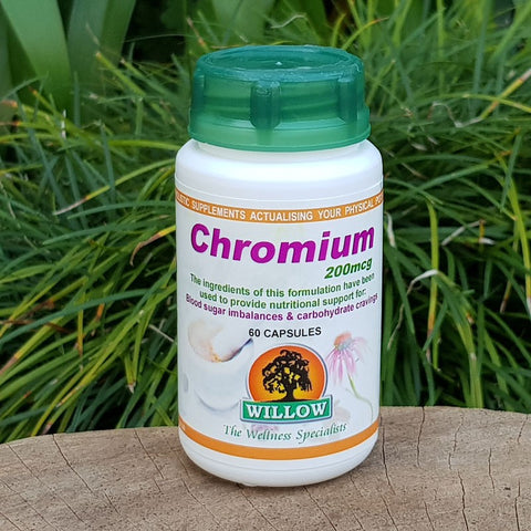 Willow - Chromium 200mg (60 caps)