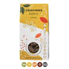 Cravings Bakery - Gluten Free Choc Chip & Raisin Oatmeal Cookies (200g)