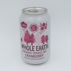 Whole Earth - Organic Sparkling Cranberry (330ml)