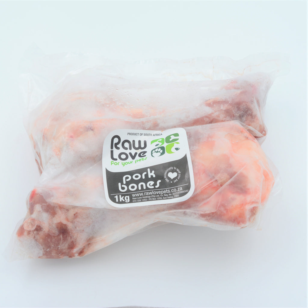 Raw Love Pets - Pork Bones Treat For Dogs (1kg)