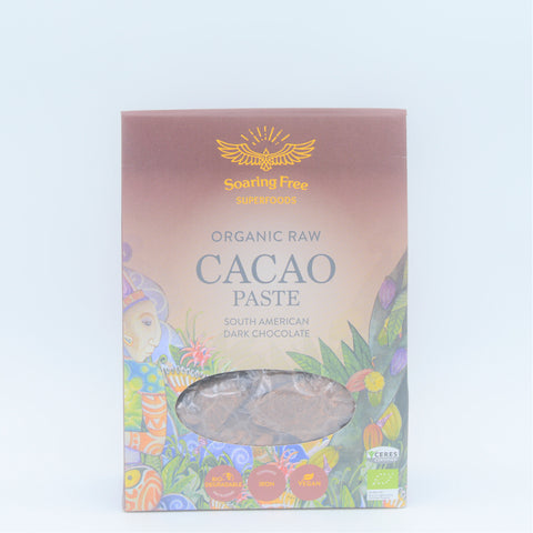 Soaring Free Superfoods - Organic Raw Cacao Paste (200g)