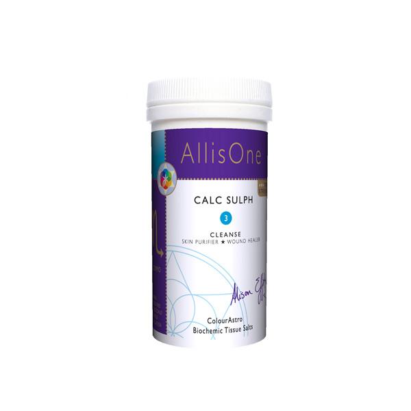 AllisOne - Calc Sulph Tissue Salts No 3 (60 tab)