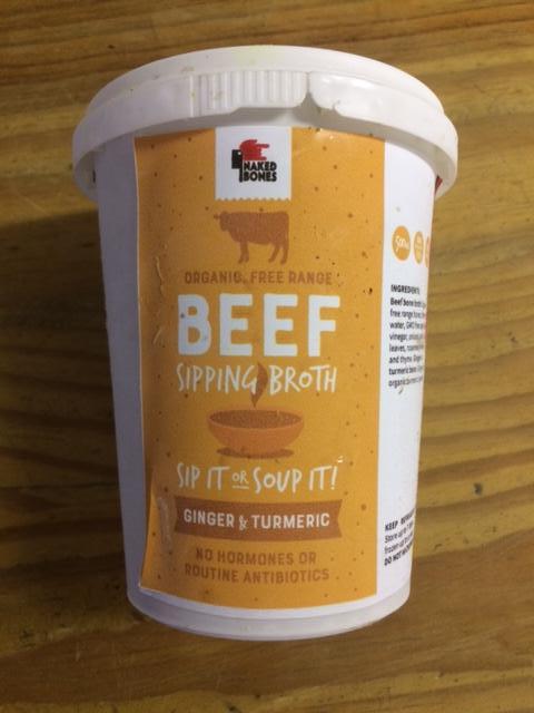 Naked Bones - Ginger & Turmeric Beef Sipping Broth (500ml)
