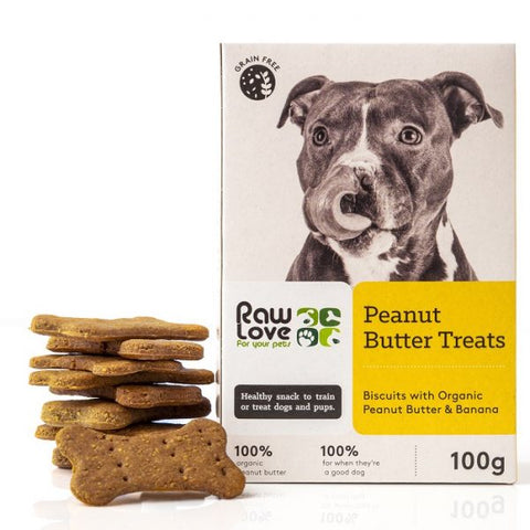Raw Love Pets - Organic Peanut Butter Treats (100g)