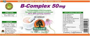 Willow - B-Complex 50mg (60caps)