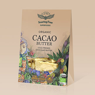Soaring Free Superfoods - Organic Raw Cacao Butter (200g)