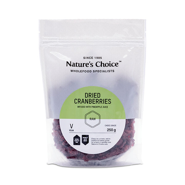 Nature's Choice - Dried Cranberries (250g)