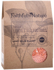 Faithful To Nature - Organic Lentils Red Football (400g)