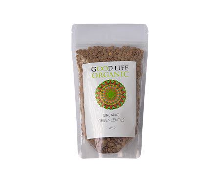Good Life Organic - Organic Green Lentils (450g)