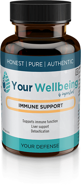 Your Wellbeing - Immune Support 750mg (60 caps)