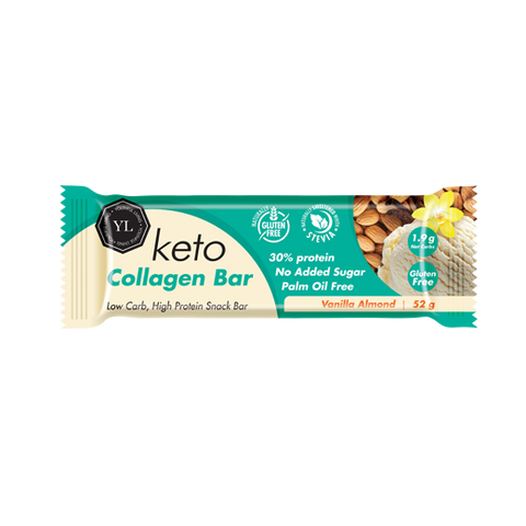 Youthful Living - Keto Vanilla Almond Collagen Bar (52g)