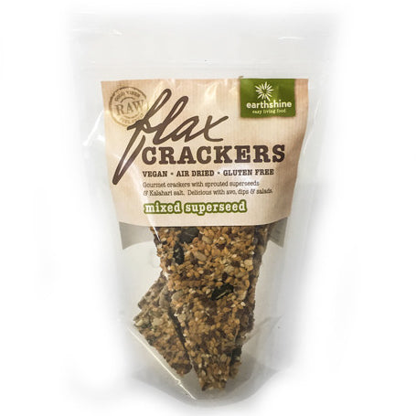 Earthshine - Flax Crackers Mixed Super Seeds (90g)
