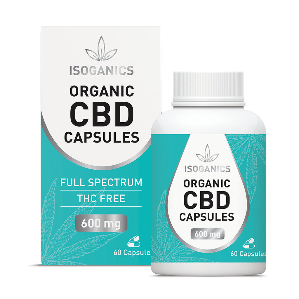 Isoganics - Organic CBD 600mg (60 capsules)