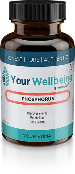 Your Wellbeing - Phosphorus 300mg (60 caps)