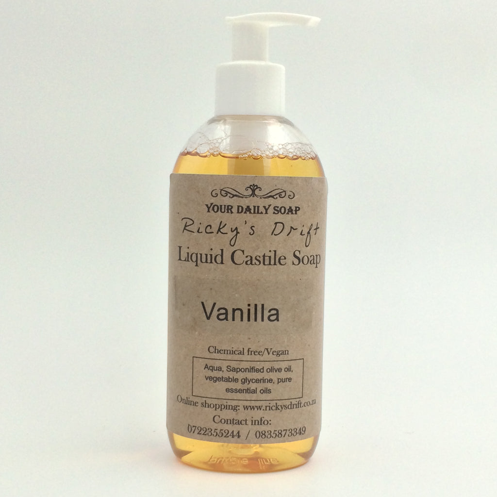 Ricky's Drift - Vanilla Liquid Castile Soap (250ml)