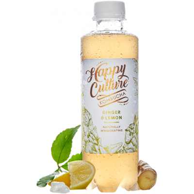 Happy Culture - Ginger & Lemon (330ml)