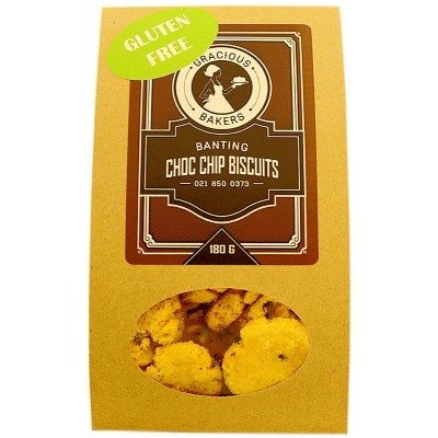 Gracious Bakers - Banting Choc Chip Biscuits (180g)